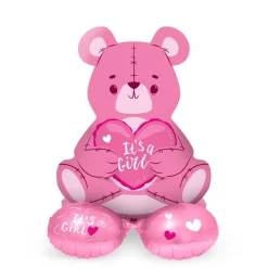 It's A Girl Bamse Folieballong
