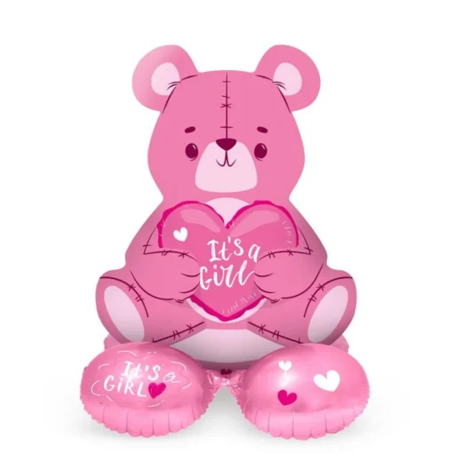It's A Girl Bamse Folieballong