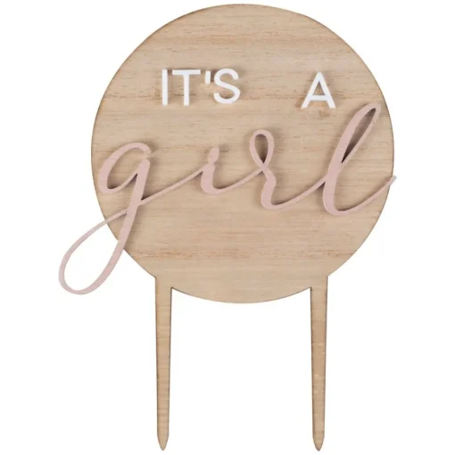 It's A Girl Tre Kaketopp