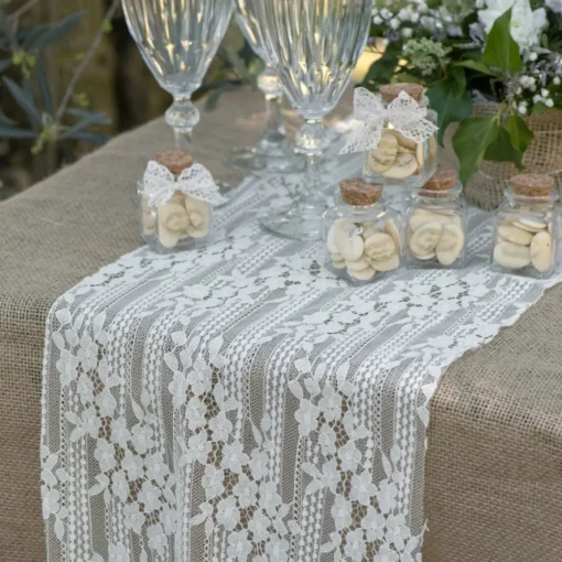 Ivory Blonde Bordløper Bomull