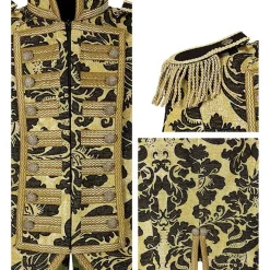 Jacquard Parade Jakke Gull