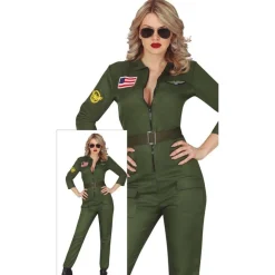 Jagerpilot Jumpsuit Kostyme
