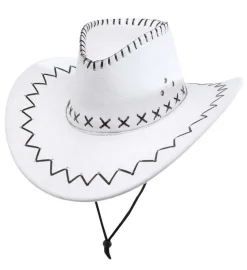 Jesse Cowboyhatt Hvit