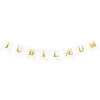 Jubilæum Bokstavbanner