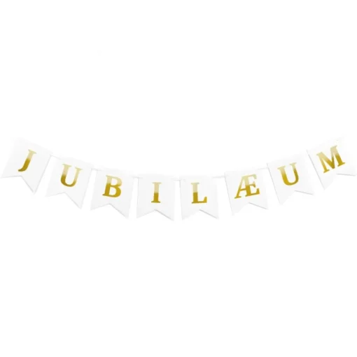 Jubilæum Bokstavbanner
