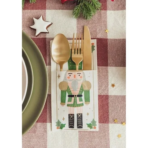 Jul Nøtteknekker Bestikkpose