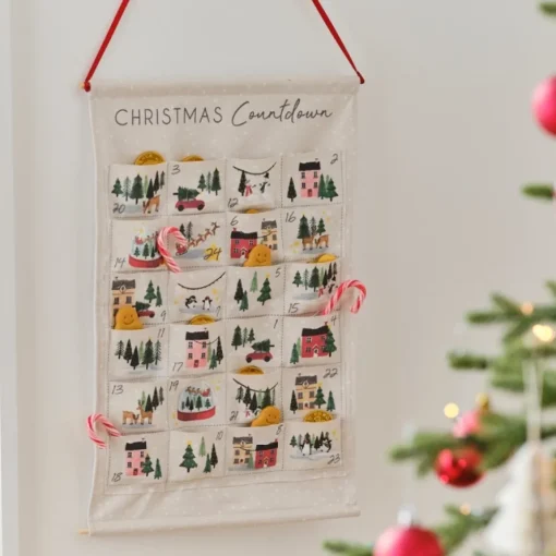 Juleby Stoff Adventskalender