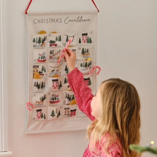 Juleby Stoff Adventskalender
