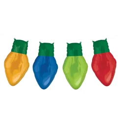 Julelyskjede Foileballonger