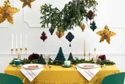 Julepynt Honecomb Ornament Marineblå