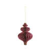 Julepynt Honecomb Ornament Vinrød