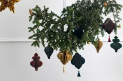 Julepynt Honecomb Ornament Vinrød