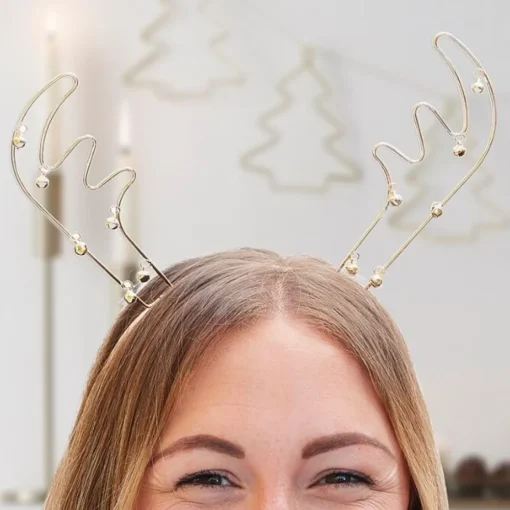 Julereinsdyr Hårbøyle Gull
