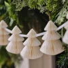 Juletre Honeycomb Girlander