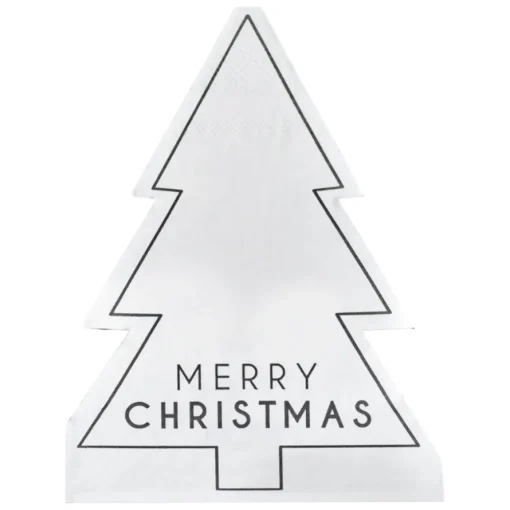Juletre Merry Christmas Servietter