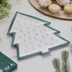 Juletre Papptallerkener