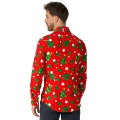 Juletre Skjorte Rød