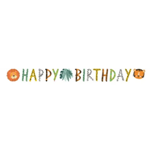 Jungel Happy Birthday Girlander