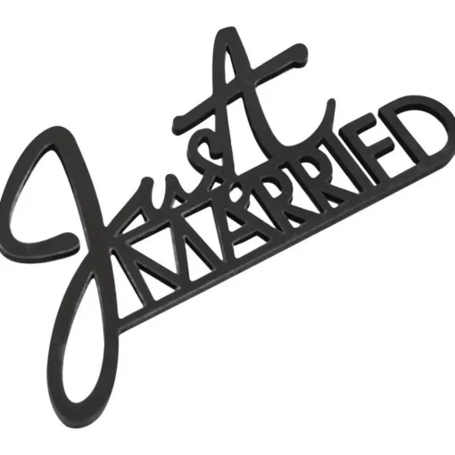 Just Married Bordskilt