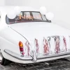 Just Married Dekorasjonssett til Bilen