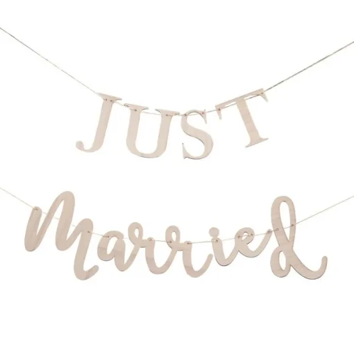 Just Married Hengepynt Treverk