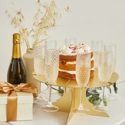 Kake og Drink Oppsats Gull