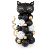 Katt Ballongfigur Svart