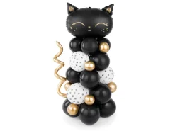 Katt Ballongfigur Svart