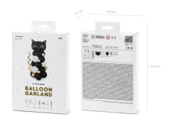 Katt Ballongfigur Svart