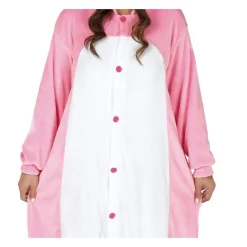 Katt Onesie Kostyme Lyserosa