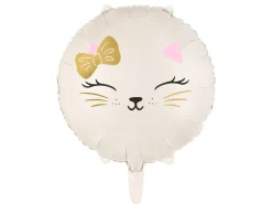 Katt Rund Folieballong