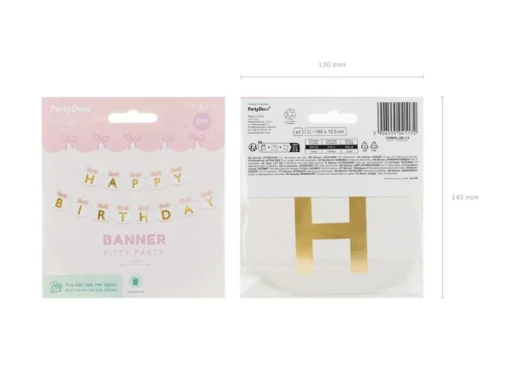 Katter Happy Birthday Flaggbanner