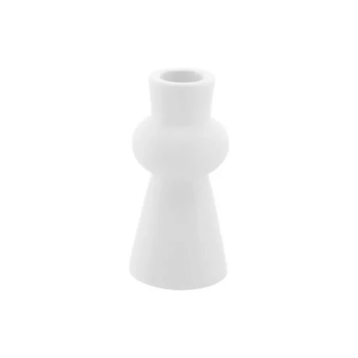 Keramisk Lysestake Hvit