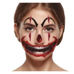 Killer Clown Kunstige Ansiktstatoveringer