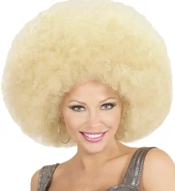 Kjempe Afroparykk Blond
