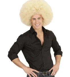 Kjempe Afroparykk Blond