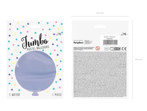 Kjempe Ballong Pastell Lyselilla