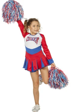 Klassisk Cheerleader Barnekostyme