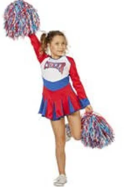 Klassisk Cheerleader Barnekostyme