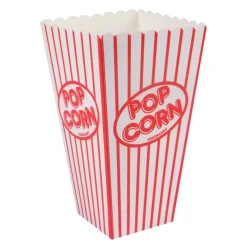 Klassisk Popcornbegre Rød og Hvit