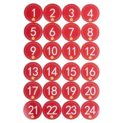 Klistremerke Julekalender