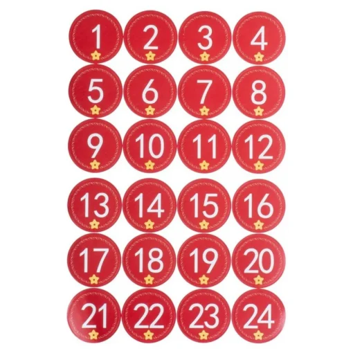 Klistremerke Julekalender