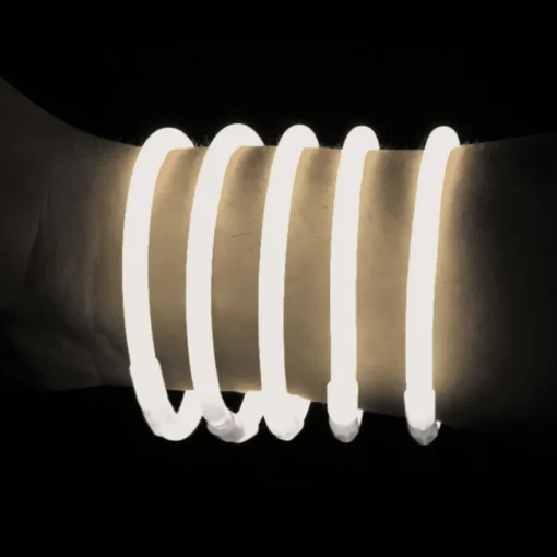 Knekklys Armbånd Hvit