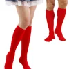 Knestrømper Rød