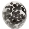 Konfetti Balloner Svart