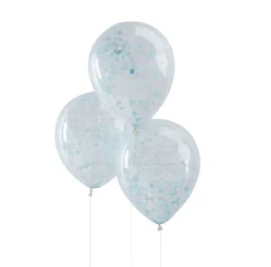 Konfetti Ballonger Blå