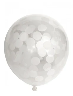 Konfetti Ballonger Hvit