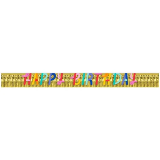 Konfetti Happy Birthday Banner