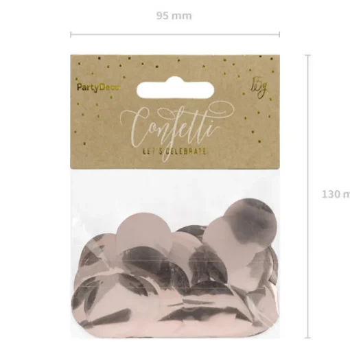 Konfetti Rosa Gull