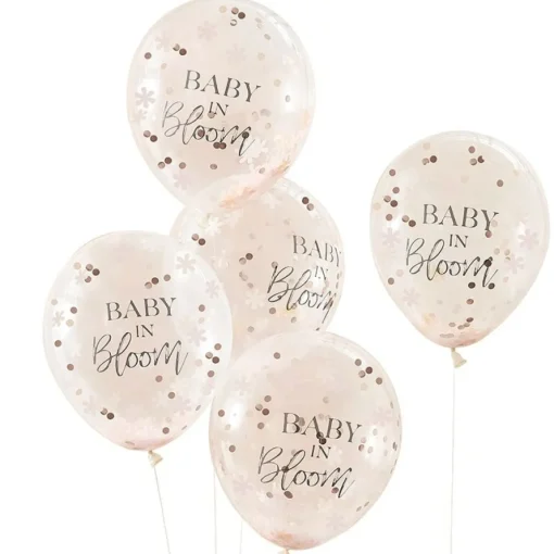 Konfettiballonger Baby in Bloom